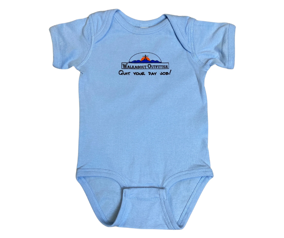 walkabout baby onesie