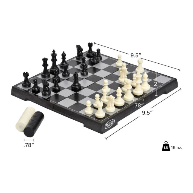 Basecamp Magnetic Chess & Checkers