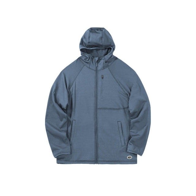 Men's Waffle Hooded Jacket