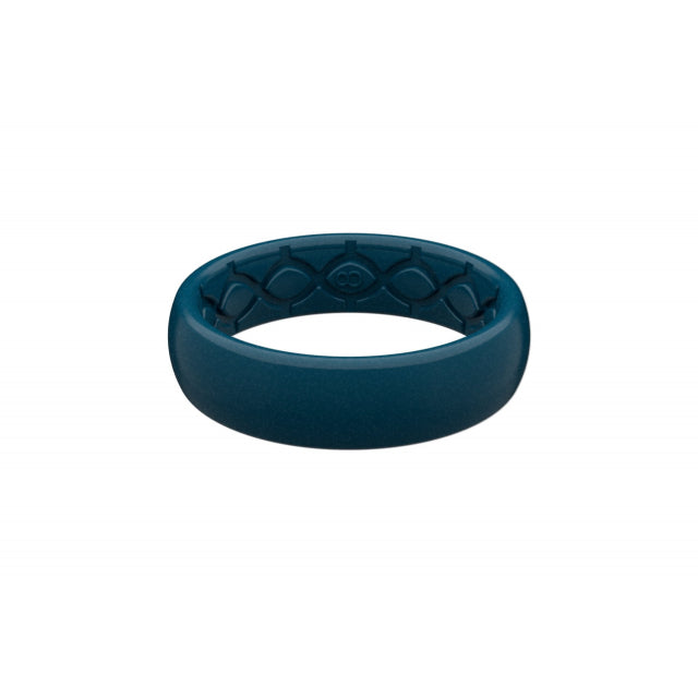 Ring Satin Dark Ocean Thin