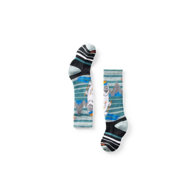 Kids' Wintersport Yeti Pattern Over The Calf Socks