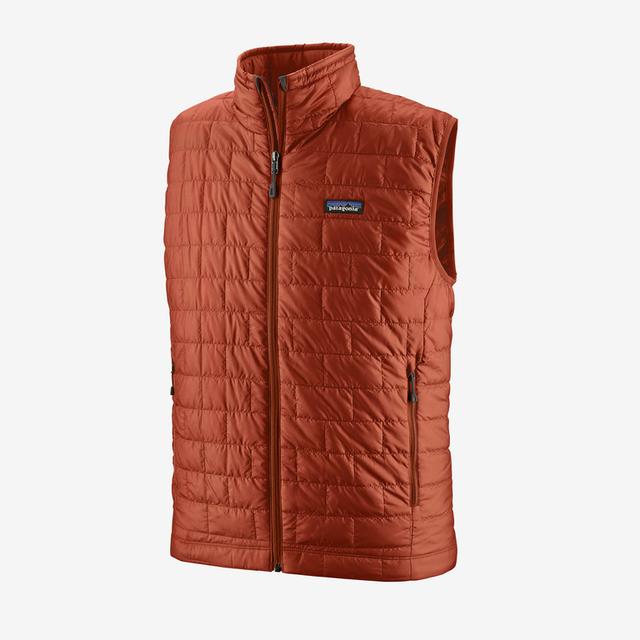 Patagonia Mens Nano Puff Vest Burnished Red