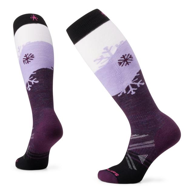 Women's Ski Snowpocalypse Pattern Over The Calf Socks